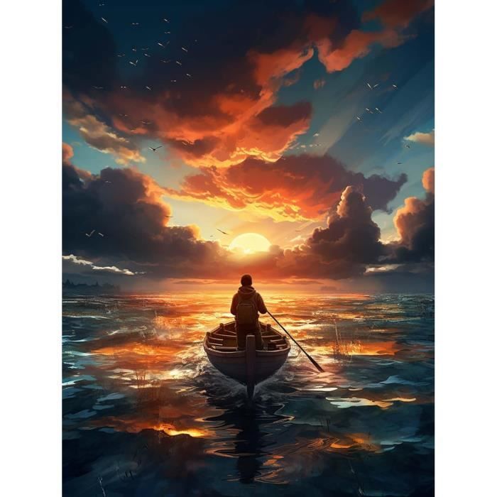 Point de croix coucher de soleil - France