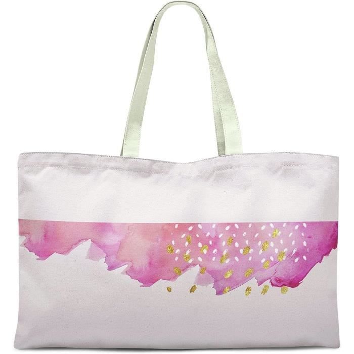 Sac Fourre-tout Lilly Pulitzer, Imprimé Floral Rose, Toile Légère – Parfait Pour La Plage !
