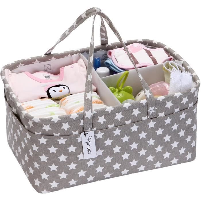 Hinwo Panier A Couches Pour Bebe 3 Compartiments Avec Separateur Amovible Et 11 Poches Invisibles Pour Couches Et Lingettes Cdiscount Puericulture Eveil Bebe Hinwo Panier A Couches Pour Bebe 3 Compartiments Avec Separateur Amovible Et 11 Poches Invisibles Pour Couches Et Lingettes Cdiscount Puericulture Eveil Bebe