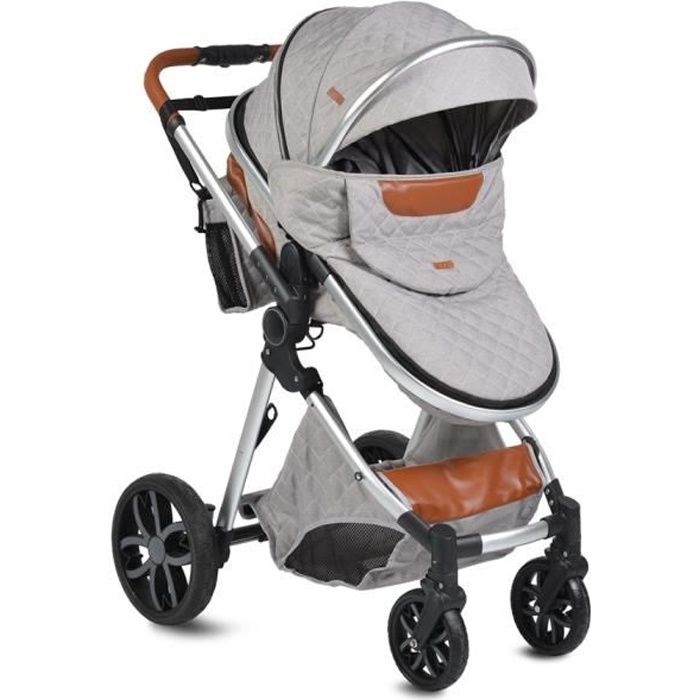 Poussette pour poupée tressé sans Coussin Meubles pour maison de poupée Miniature 1:12 