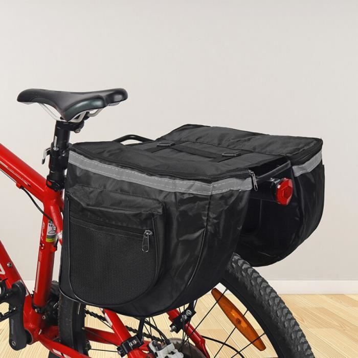 Sac Pour Velo No3129 Noirsac Coffre Velo Etanche Bagage Velo Route Vtt Double Sacoche Arriere Porte Velo Siege Arriere Etui Prix Pas Cher Cdiscount