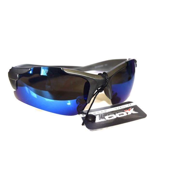 Lunette de soleil Design Sport BLEU Loox Eyewear Collection Homme