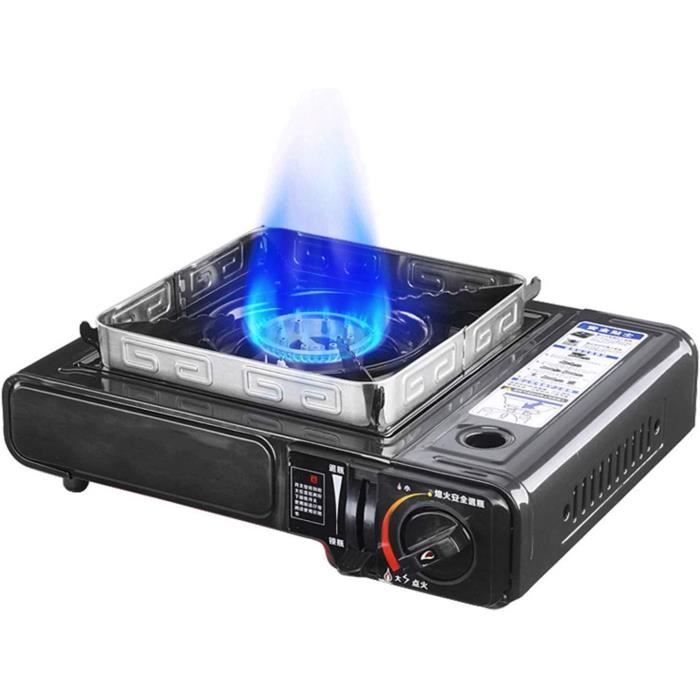 Camping Cuisinière À Gaz Randonnée Cuisson Mini Cuisinière Extérieure Portable Pliable En Acier