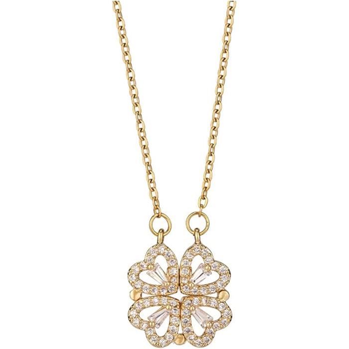 Collier Homme Triangle Avec Œil Bleu & Mains Protection - Acier Inoxydable | Talisman Porte-Bonheur