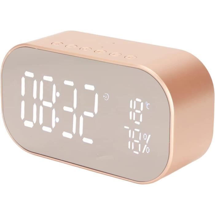 Réveil Numérique COLSUR Avec Radio FM, Lampe LED Et Chargeur Sans Fil - 3 En 1 Design Magnétique