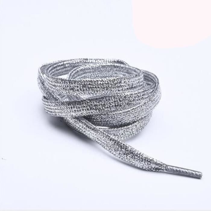 lacet noir paillette