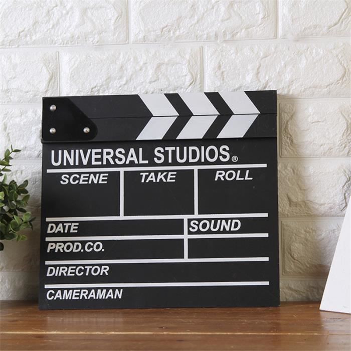Brise Vue Lierre Action Clap Cinema Film En Fer 30 27cm Scenes D Action Cut Clapper