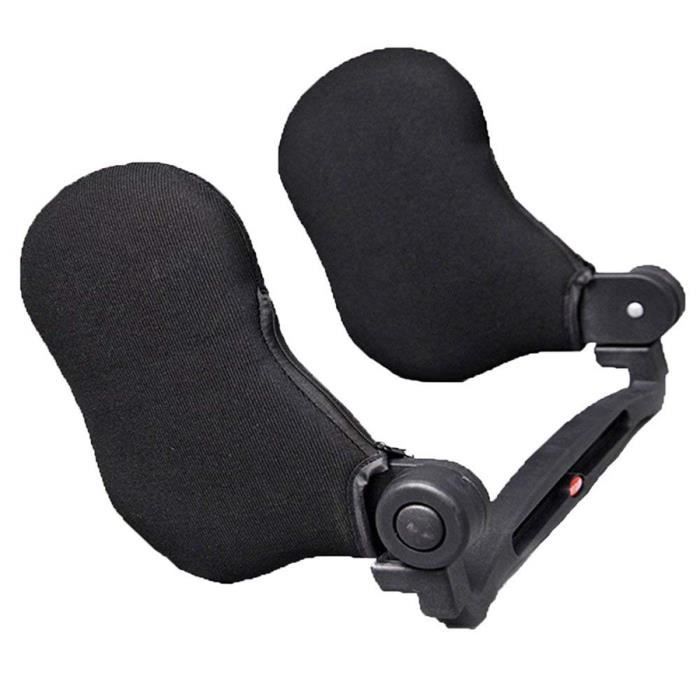 Feagar Voiture Oreillers de Cou Noir Coussin Appui-t/ête Voiture Orthop/édique Repose-T/ête Cervical pour la t/ête reposent Soutien de Cou Les Si/èges de Voitures Conduite Passager Voyage