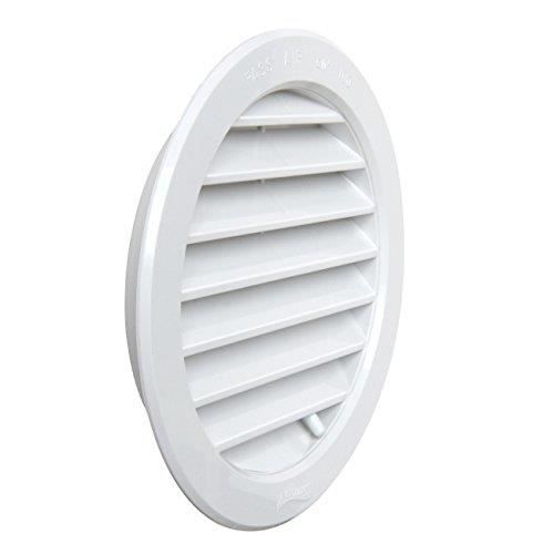 La Ventilazione La ventilation Grille de ventilation en plastique ronde encastrable blanc diamètre: 150 mm -