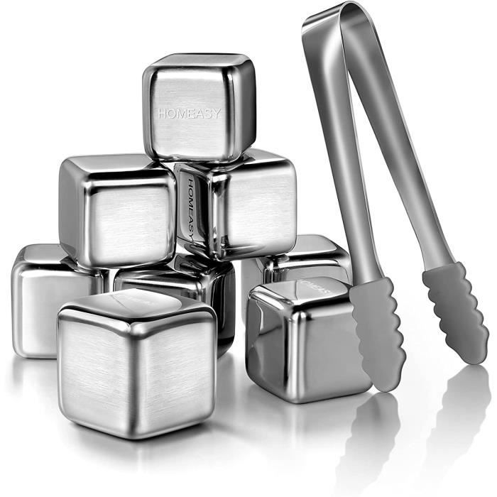 Rondelles Metal 1 Set Glaçon Coeur Avec En Acier Refroidissement À Whisky Pour Jus Soda ()[1942