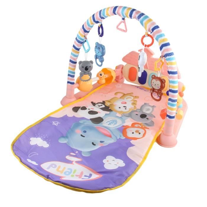Tapis D Eveil 1 Ensemble De Tapis De Jeu Pour Bebe Pedale Avec Musique Et Lumieres Jouet Activite Coussin De Fitness Type C Cdiscount Puericulture Eveil Bebe