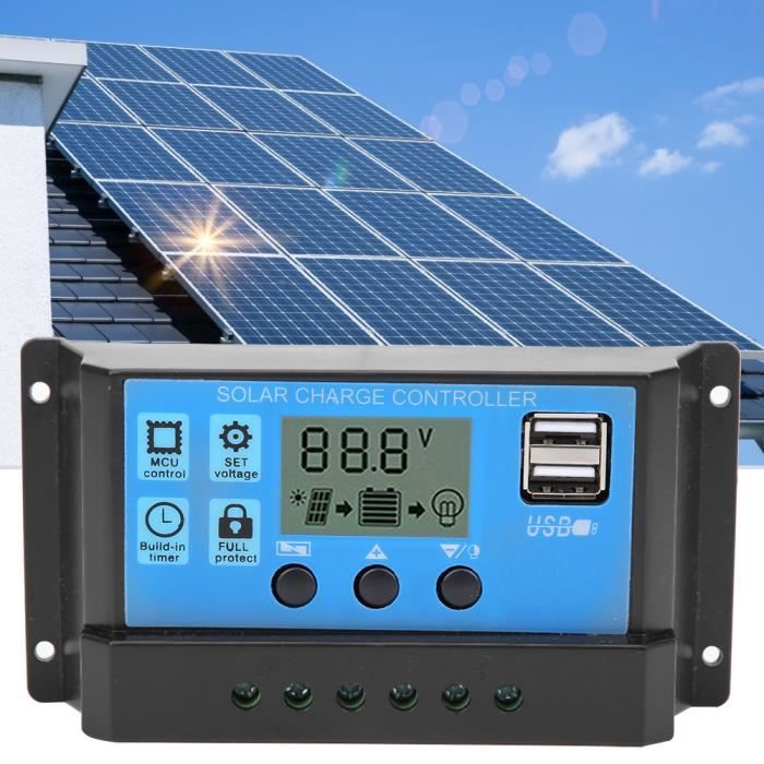 ECTIVE SC 40 Pro MPPT Régulateur panneau solaire 40A pour 12V/24V Batt,  regulateur panneau solaire 