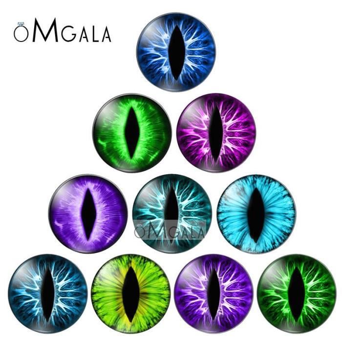 2 Cabochons Ronds En Verre 18mm - Couleur Sapphire Silver - Pour Loisirs Créatifs