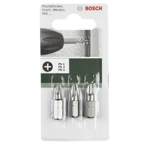 Embout pour vis à fente 4.5 mm 5.5 mm 6.5 mm Bosch Accessories 2609255963 Forme: C 6.3 3 pc - vue 2