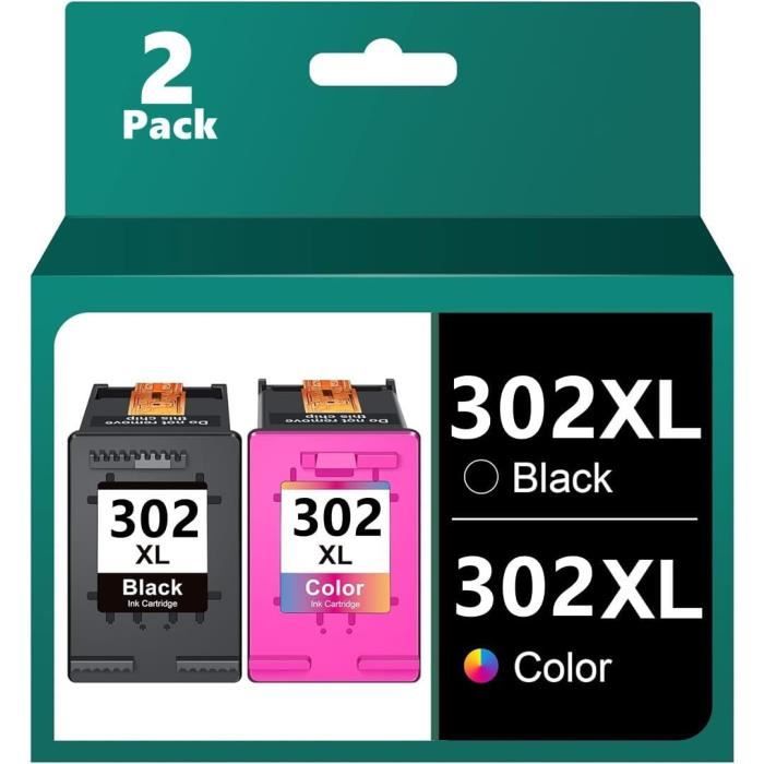 302 302Xl 302 Xl Noir Et Couleur Pour Cartouches Hp 302 302 Xl 302Xl