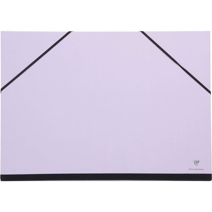 Clairefontaine Lot De 3 Cartons à Dessin 26x33cm – Bleu Nuit – Neufs