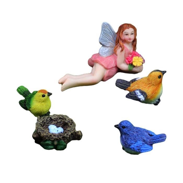Set De 4 Miniatures Iceberg En Résine - Décoration Intérieure, Jardin De Fées, Terrarium, Tailles 2 à 5 Cm