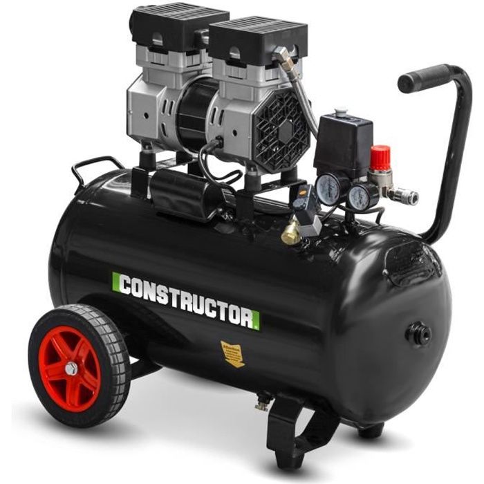 Compresseur 750W - 50L silencieux - Constructor