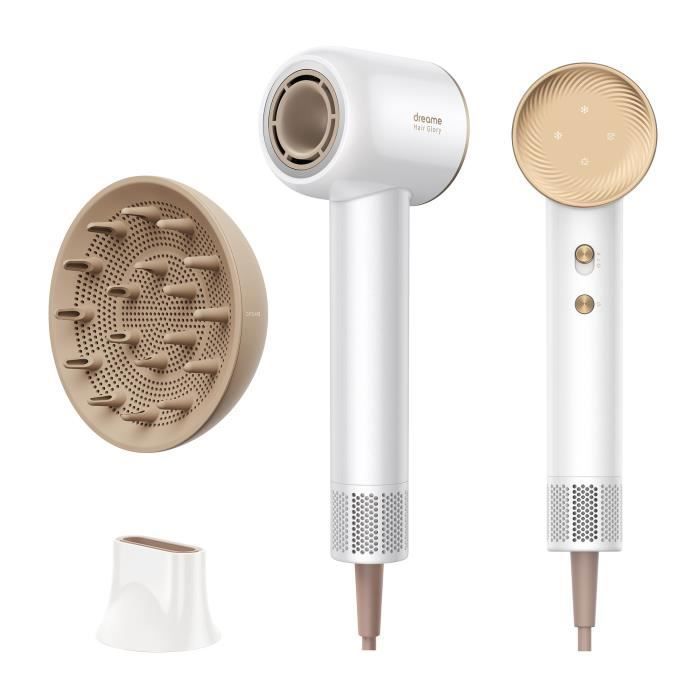Sèche-Cheveux Professionnel Dreame Hair Glory Combo - Séchage Rapide - Moteur Haute Vitesse 110000 TR/Min