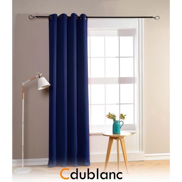 rideaux et rideaux bleu marine