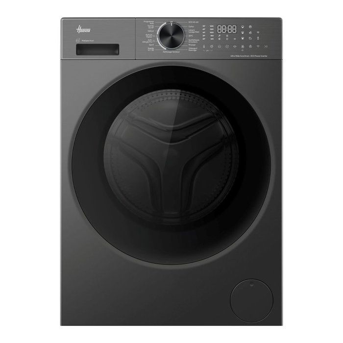Lave linge hublot HOOVER HLP610BL10GUH 47 10 kg Induction 1600 trsmin Classe A 35% Connecté Vapeur