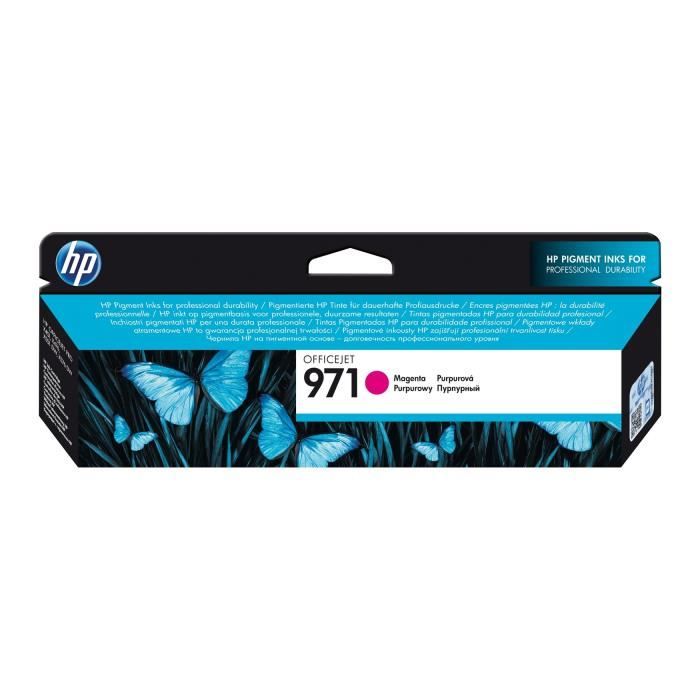 HP 971 Cartouche dencre magenta authentique (CN623AE) pour HP Officejet Pro X451/X476/X551/X576