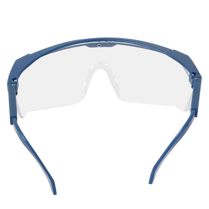 Lot De 10 Lunettes De Protection De Travail Anti-Poussière - Lunettes Sécurité Transparentes Pour Laboratoire Et Chantier