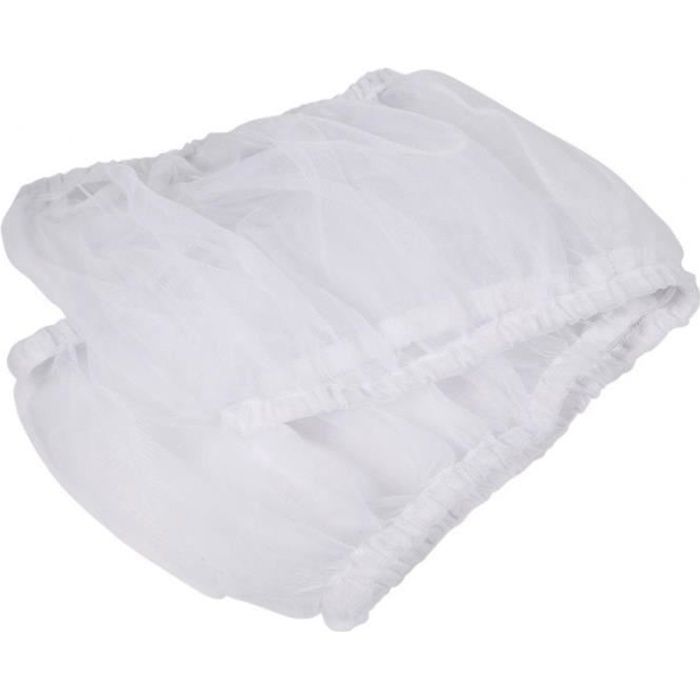 Pet Products Mesh Birdeed Catcher Net Coverhell Jupe pour Cages à oiseaux Taille (Blanc) VOLIERE - CAGE OISEAU