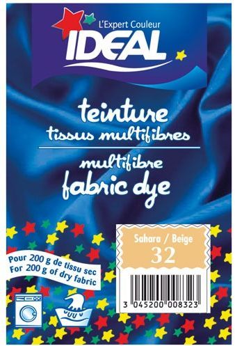 Teinture pour tissu multifibres - 15 g - Sahara