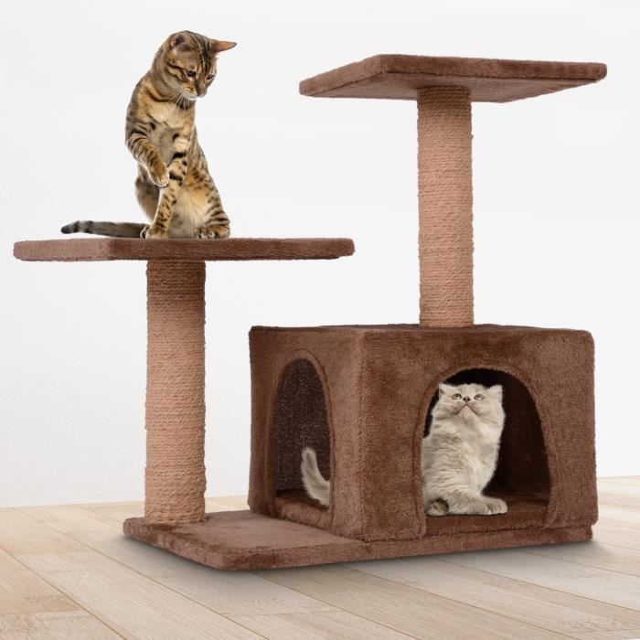 Arbre A Chat Pas Cher Simple Petit Griffoir Stable Grattoir Jouet Avec Maisonnette Peluche Coco 62 Cm Marron Cdiscount Animalerie Arbre A Chat Pas Cher Simple Petit Griffoir Stable Grattoir Jouet Avec Maisonnette Peluche Coco 62 Cm Marron Cdiscount Animalerie