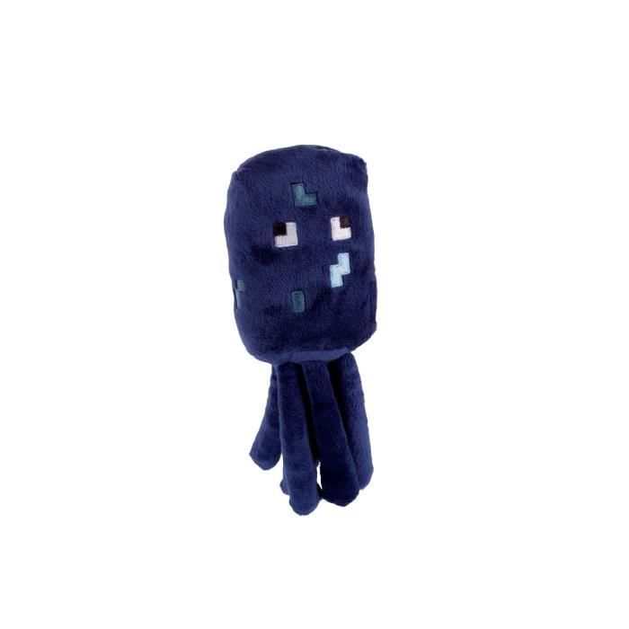 Jazwares Minecraft Peluche Squid 18 Cm Achat Vente Peluche Cdiscount Son adorable y cuadrados, como todo ser que habita en el mundo de minecraft. cdiscount com