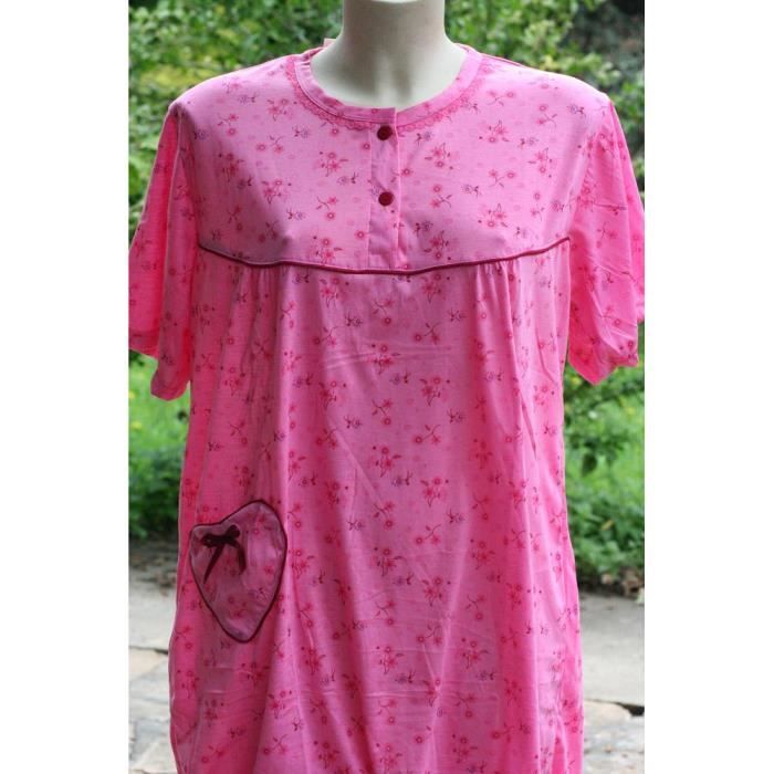 Chemisier Picuvick Paris Manches Courtes - Taille 46/48 - Imprimé Pastel Floral - Neuf
