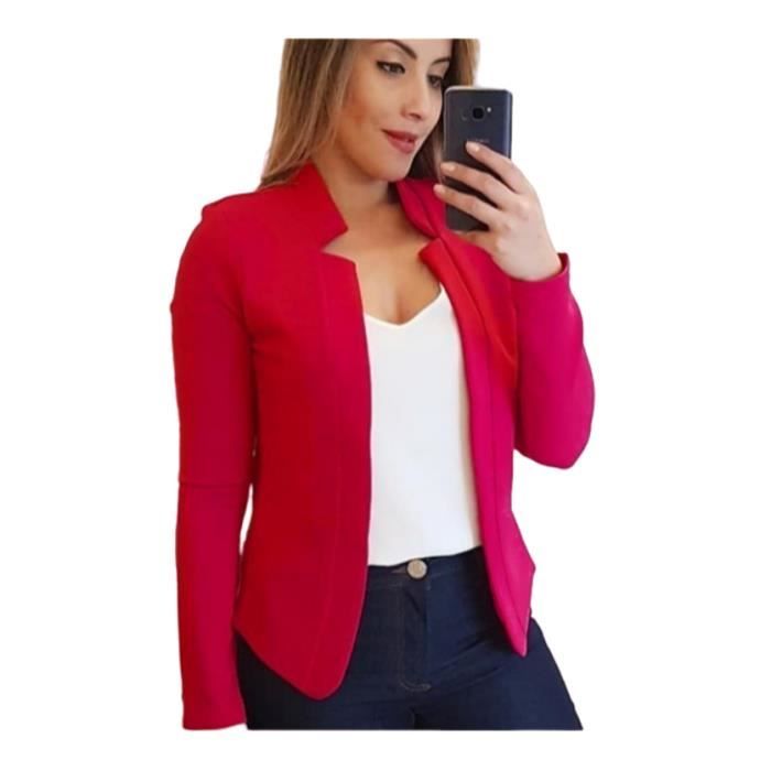 Veste hotsell rouge femme