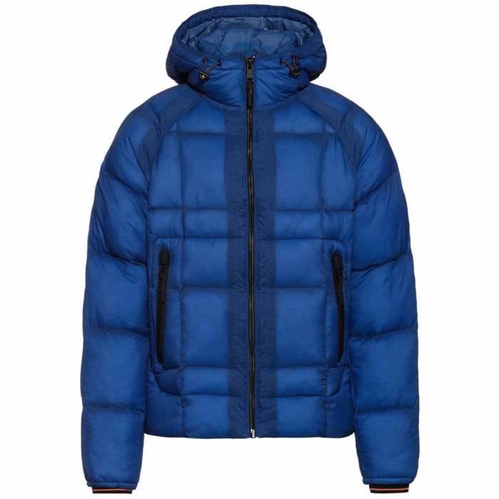 BOSS V tement d ext rieur Veste Outerwear Bleu Moyen 50 Homme