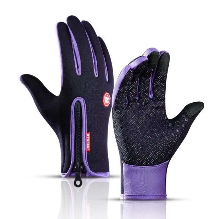 Gants Thermiques 2.0 Hiver - Écran Tactile - Résistants Vent Et Eau - Pour Vélo, Moto, Running - Taille M/L/XL