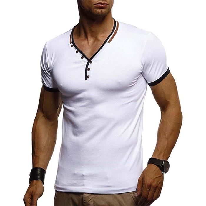 tshirt col en v