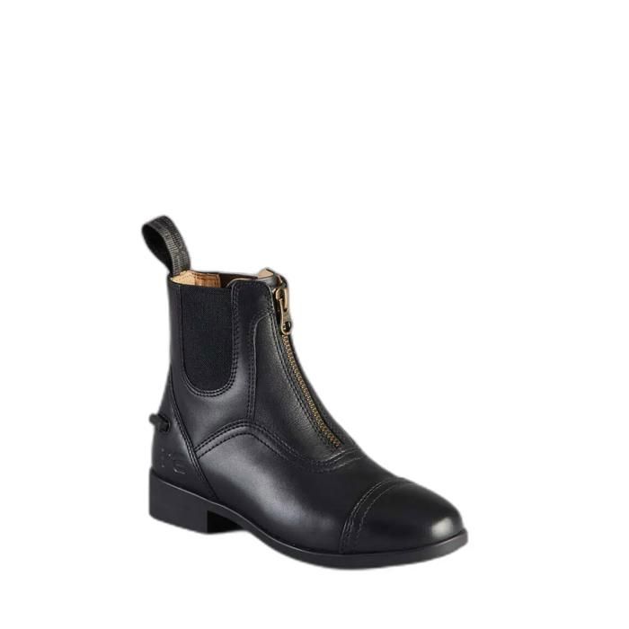 Boots déquitation cuir enfant Premier Equine Virtus - black