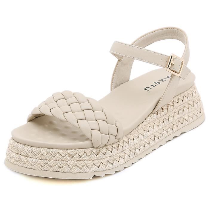 Sandale chic cheap talon plat