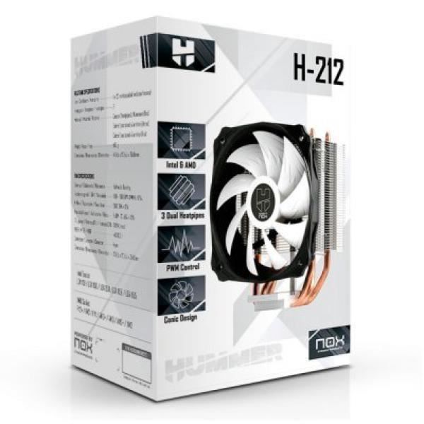 NOX H 212 Processeur Refroidisseur 12 cm Aluminium 1 pièce Neuf - vue 5