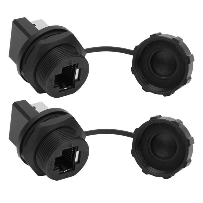 Connecteur RJ45 étanche OMABETA - 2 pièces - RJ45-180° - adaptateur ...