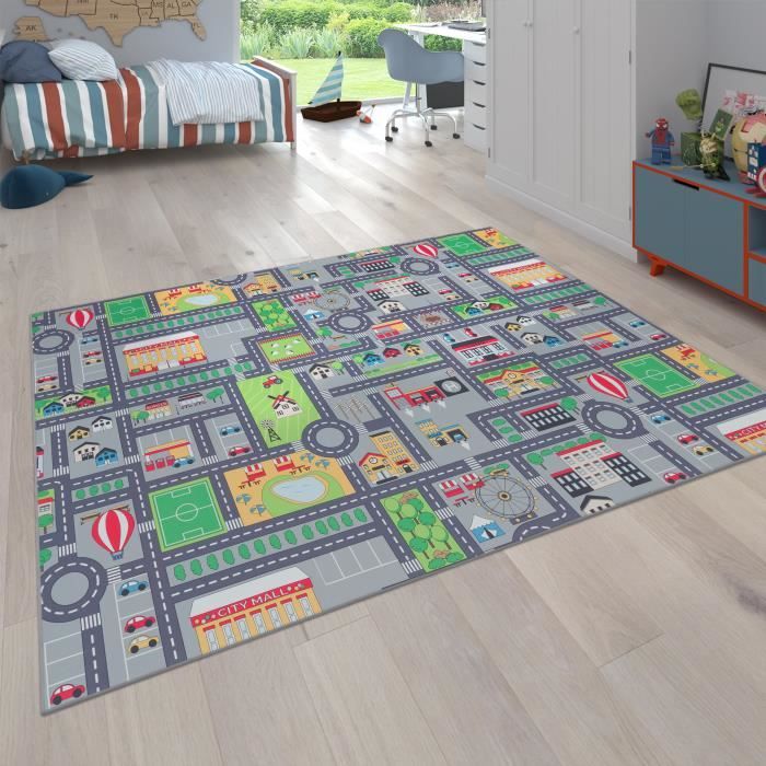 Tapis dinosaure rond musique • Tapis Modernes