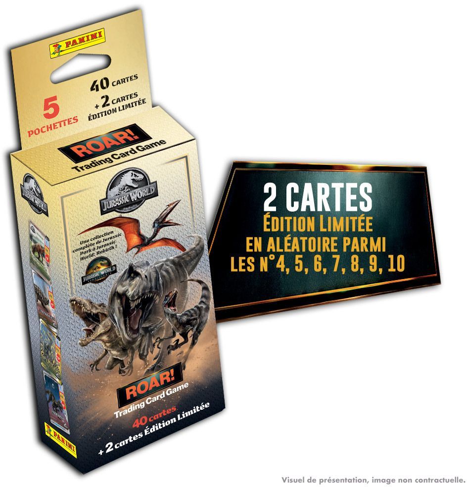 Cartes à collectionner Panini Jurassic World 4 Blister 3 pochettes - Comparer 2 offres | Acheter au meilleur prix avec