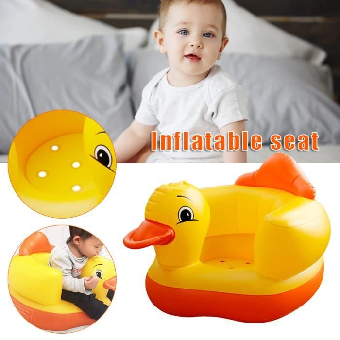 Siège Gonflable Bébé SUNGOOYUE Portable - Canapé Mignon Dessin Animé, Doux Et Stable