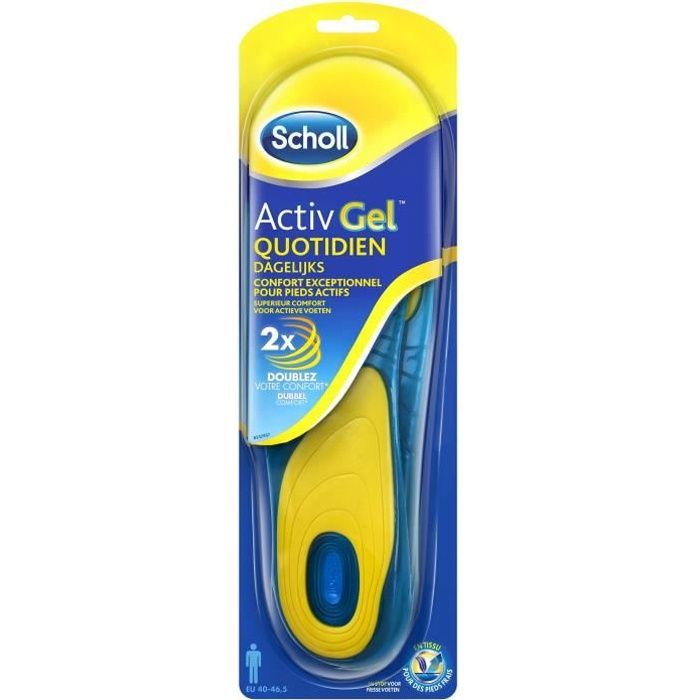 SEMELLE ActivGel QUOTIDIEN Pointures 42 48 Cdiscount