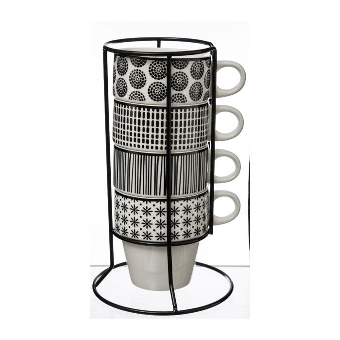 Paris Prix Secret De Gourmet - Lot De 6 Tasses à Café Roma 8cl Beige