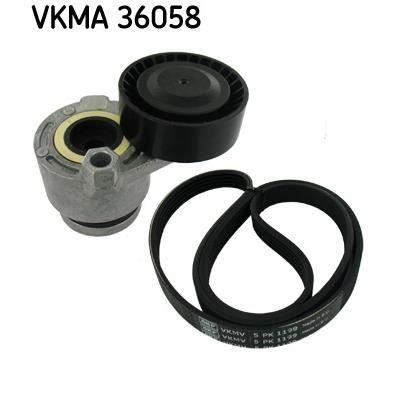 SKF Kit courroie d'accessoire VKMA 36058