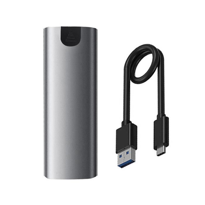 Disque Dur Externe NVMe 1 To USB 3.0 10 Gbit/s - Portable, Alliage Aluminium, Pour PC, Mac, Télévision