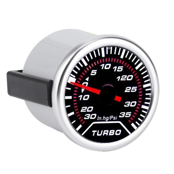 Jauge De Pression Turbo Numérique 52mm | Écran Bleu 12V | Plage -1 à +3 Bar | Avec Capteur | Pour Voiture Et SUV