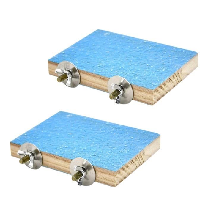 Plateforme En Bois Pour Petits Animaux Felenny - 20x55cm - Pour Grignoter Dents Et Griffes - Hamster, Lapin, Chinchilla