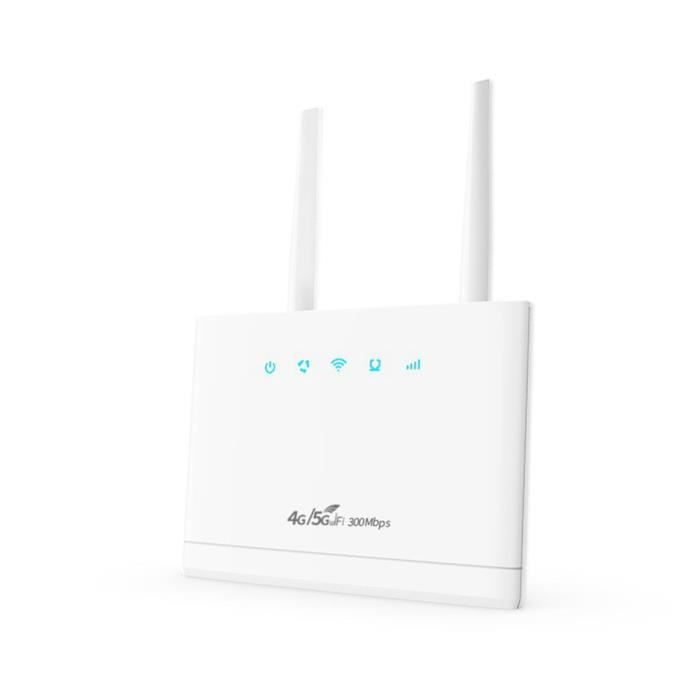 R311 PRO Routeur 4G-5G Wifi 300Mbps Routeur avec Fente pour Carte SIM Prise  UE - Cdiscount Informatique